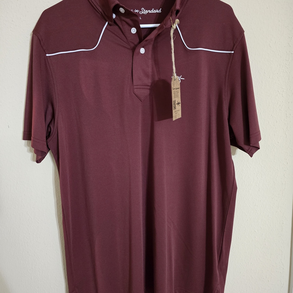 Texas Standard Men's Maroon Polo Shirt